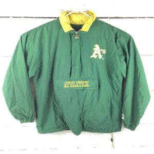 Oakland Athletics Starter Vintage Jacket Mens L